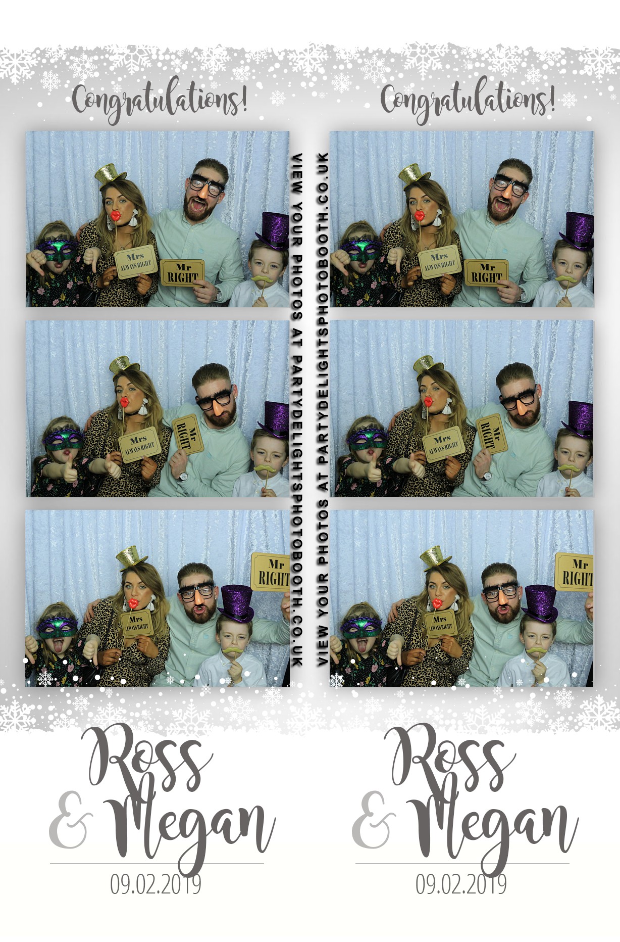 Ross and Megan’s Wedding - Prints | View more photos from the event at gallery.partydelightsphotobooth.co.uk/u/PartyDelightsPhotoBooth/Ross-and-Megan’s-Wedding-Prints